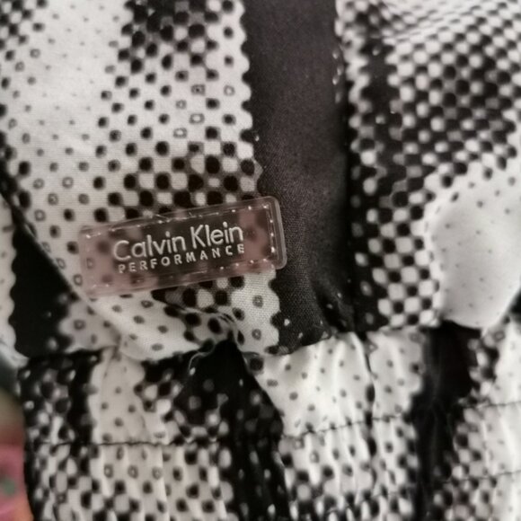 Calvin Klein Performance Abstract Print Windbreaker Jacket M - Picture 4 of 12